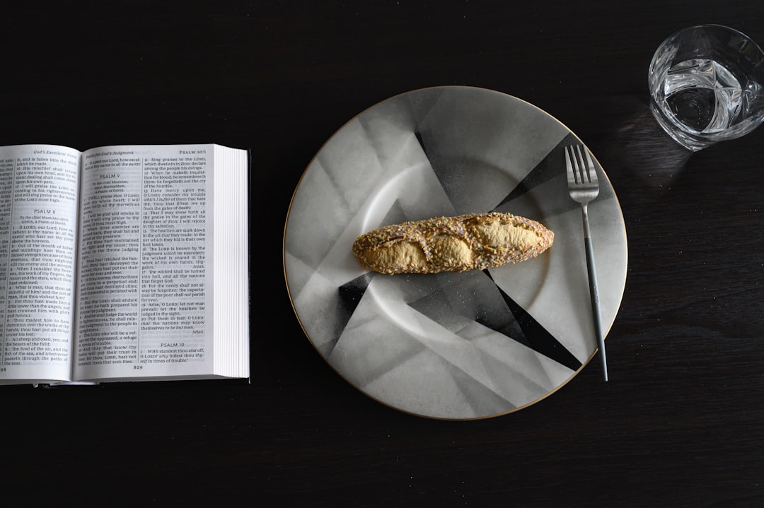 A sad book with breakfast